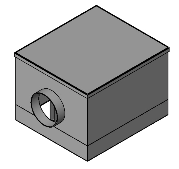 Wood Truss Ceiling Radiation Damper, Butterfly Blade