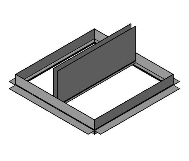 Wood Truss Ceiling Radiation Damper (Field Supplied Plenum)