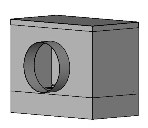 Wood Truss Ceiling Radiation Damper, Single Blade