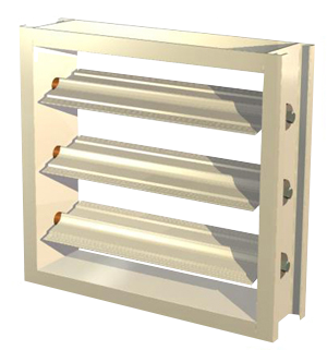 Thinline Opposed/Parallel Blade Damper