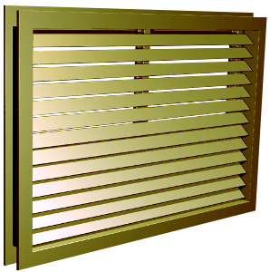 EL-1-GL PTAC Grille With Glazing Frame