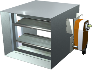 Airfoil Blade Modulating Fire/Smoke Damper